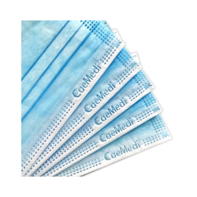 COMBO 5 HỘP Khẩu trang y tế CAEMEDI 4 lớp Xanh cao cấp, kháng khuẩn, lọc bụi bẩn đạt chuẩn BFE, FDA xuất khẩu Châu Âu - Hộp 50 cái