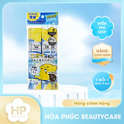 Nước Súc Miệng Okuchi Hương Chanh Và Bạc Hà Okuchi Hyoketsu (1 Gói 5 Thanh)