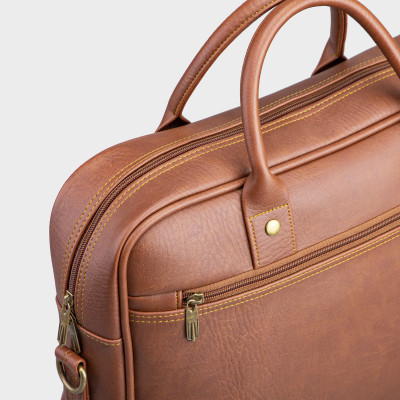 Cặp công sở Trita ( Thời trang nam đựng vừa laptop 14 inch - Cặp da TCA6 )