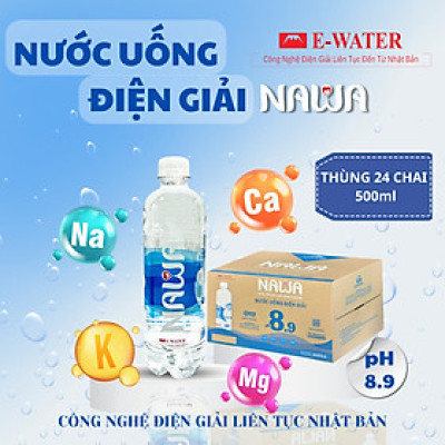 Nước uống điện giải NAWA đóng chai 500ml