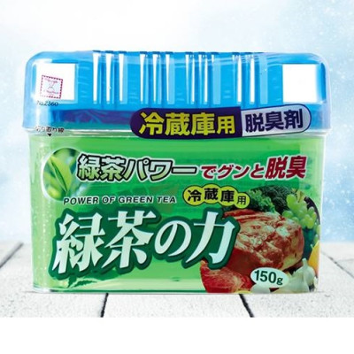 Sáp khử mùi tủ lạnh 150g, khử mùi mạnh mẽ các mùi khó chịu đáng lo ngại với sức mạnh của trà xanh - nội địa Nhật Bản