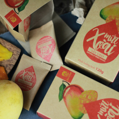 Combo 3 Hộp Mứt Xoài Sấy Dẻo Hải Long (120g / Hộp)