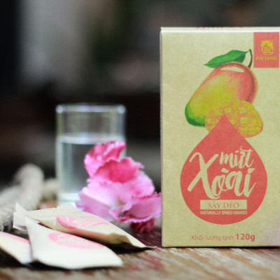 Combo Hạt Điều Rang Muối Vỏ Lụa Hải Long (250g /Hũ) + Mứt Xoài Sấy Dẻo Hải Long (120g)